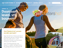 Tablet Screenshot of gielpeetershof.nl